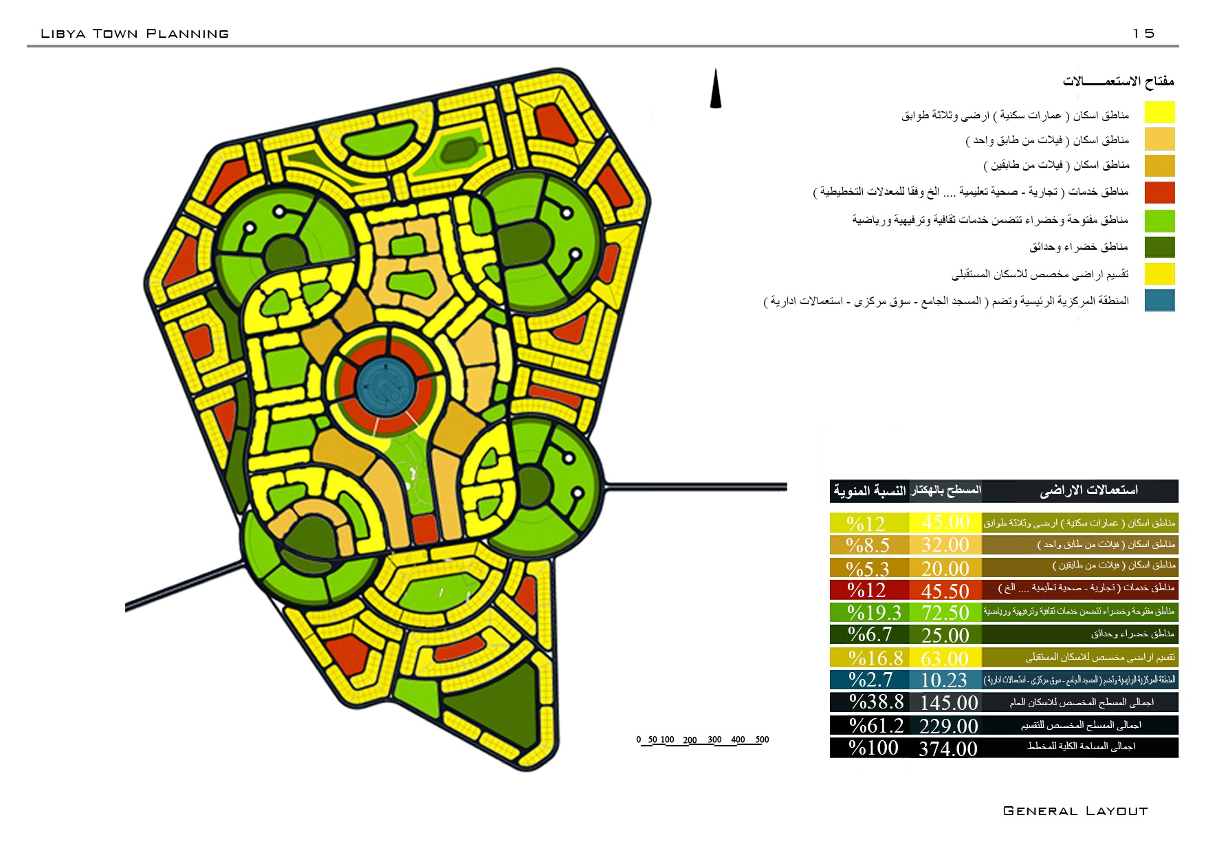 15- Lybia town planning layout